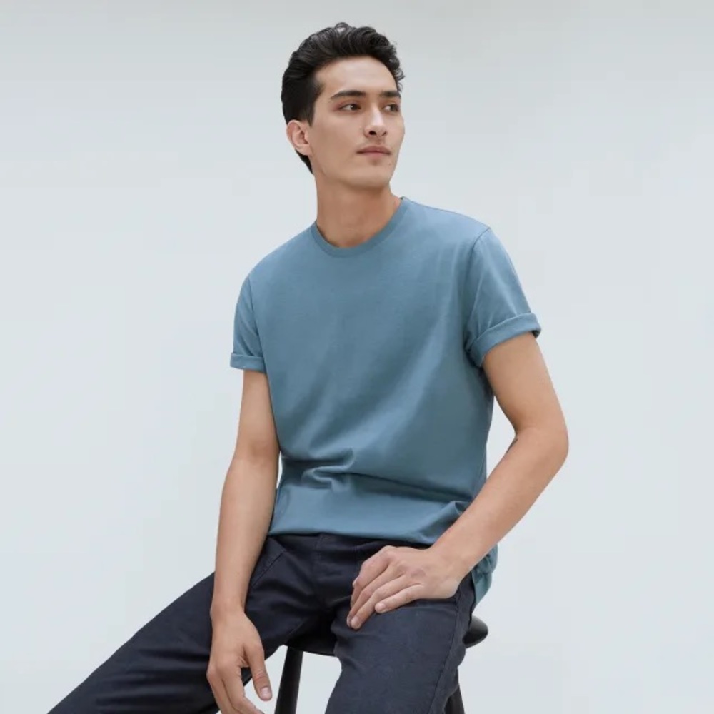 2 Everlane : Uniform T-Shirt Blue / S